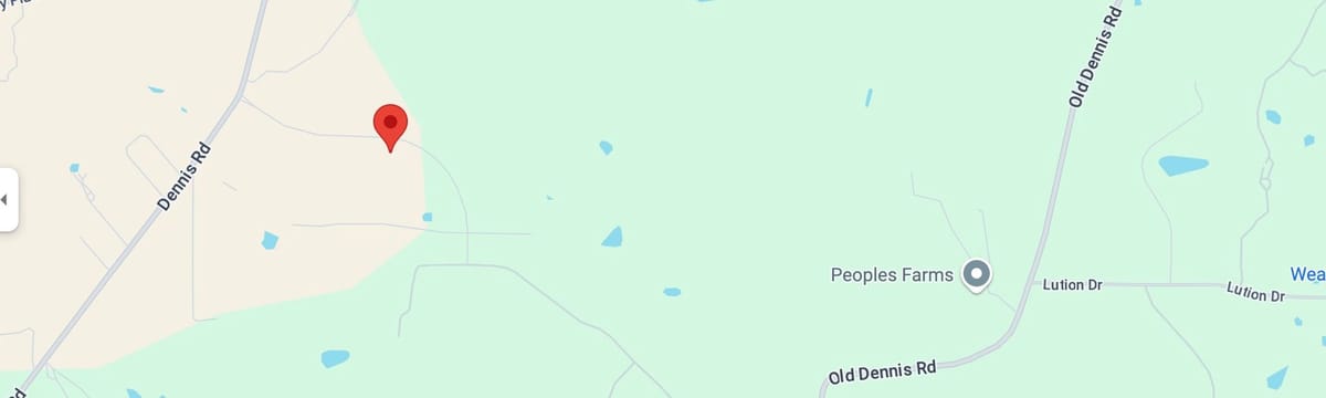 Map showing the location of 535 Royal Santana Run in Weatherford, Texas